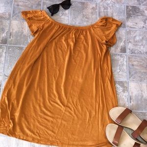 off the shoulder comfy cute dress